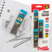 Pentel Super Hi-Polymer 90-Pieces Leads, 0.7 mm, Medium, HB as low as $3.23...