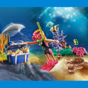 Playmobil 38-Piece Treasure Diver Gift Set $4.93 (Reg. $10) - FAB Ratings!