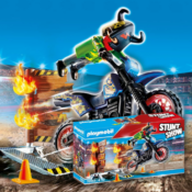 Playmobil Stunt Show Motocross with Fiery Wall $9.93 (Reg. $17) - LOWEST...