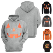 Save 30% on Men's Halloween Themed Hooded Sweatshirts from $13.22 After...