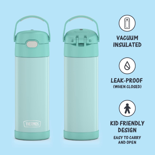 Thermos Funtainer Vacuum Insulated Bottle with Wide Spout Lid, 16 Oz $12.49  (Reg. $20) - LOWEST PRICE - Fabulessly Frugal