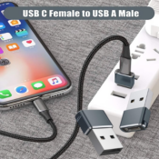 USB-A 2.0 to USB-C Adapter, 2 Pack $3.33 After Code (Reg. $16) - $1.67...