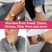 Watches from Fossil, Timex, Citizen, Nine West and more from $19.99 (Reg....