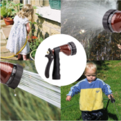 Water Hose Nozzle w/ Adjustable Spray Patterns $6.91 After Code (Reg. $13.83)...