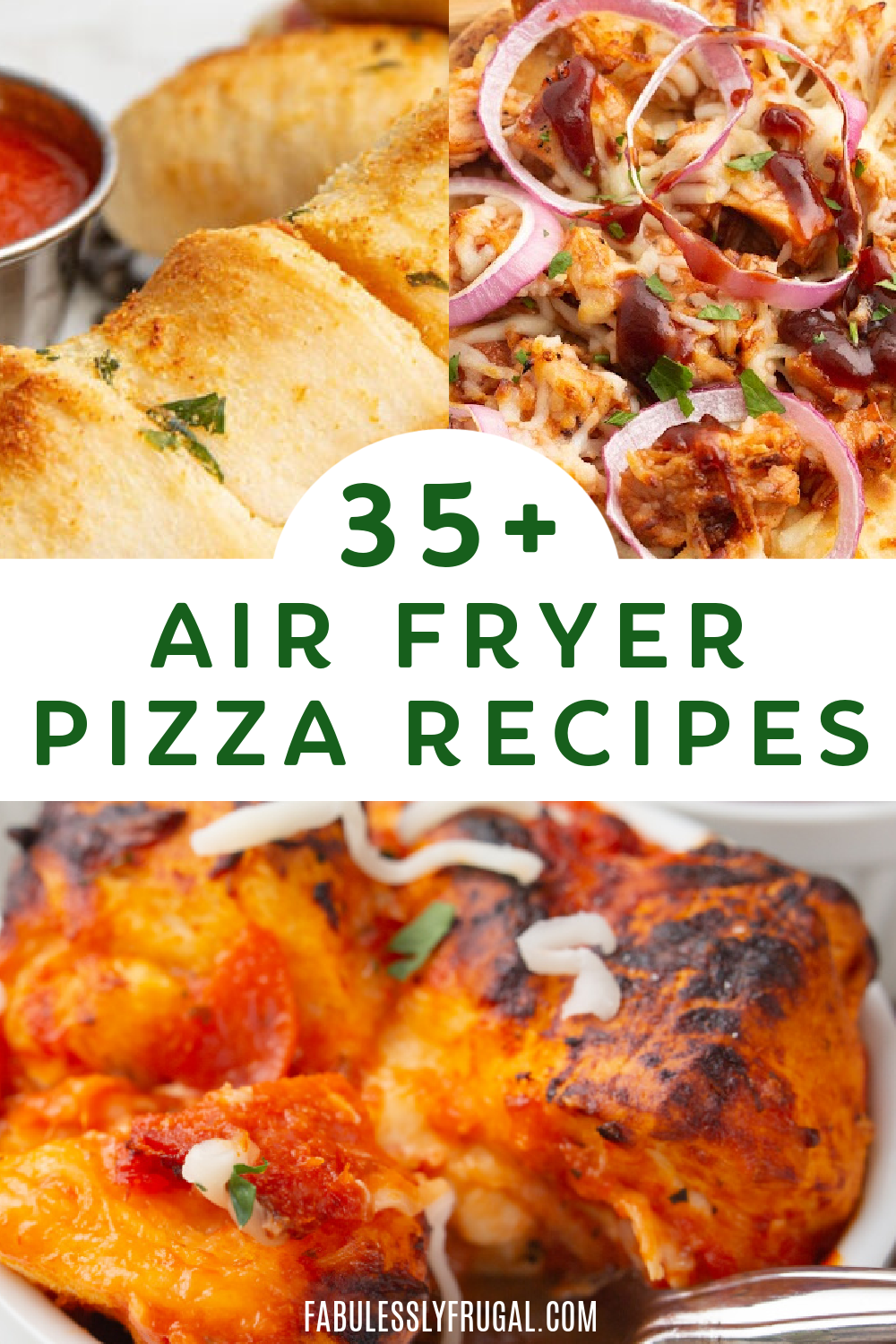 Air Fried Bubble Pizza Recipe - Fabulessly Frugal