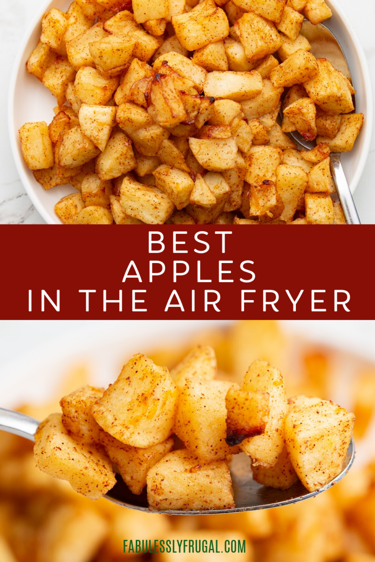 Air Fryer Apples Recipe Fabulessly Frugal