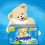 200-Count Snuggle SuperFresh Original Fabric Softener Dryer Sheets as low...
