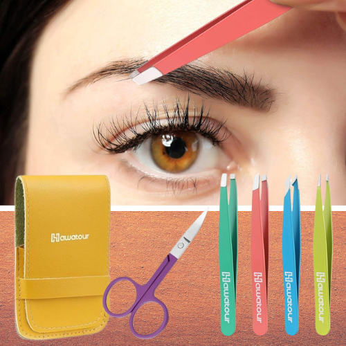 5Piece Tweezer & Scissor Set 4 (Reg. 10) 80¢ each With Leather