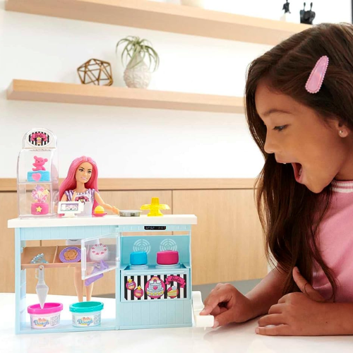 Barbie Doll & Bakery Playset