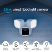 Blink Outdoor Wired Floodlight Security Camera $49.99 Shipped Free (Reg....