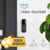 Prime Early Deal! Blink Video Doorbell and Mini Camera with Sync Module...