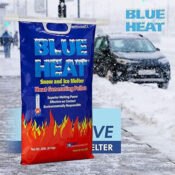 Blue Heat Snow & Ice Melter with Heat Generating Pellets, 50lb $9.99...