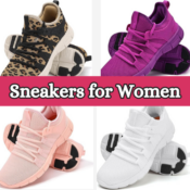 Breathable Mesh Walking Sneakers for Women from $35.08 Shipped Free (Reg....