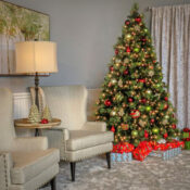 Carolina Pine 7.5 Foot Artificial Holiday 750-Light Prelit Christmas Tree...
