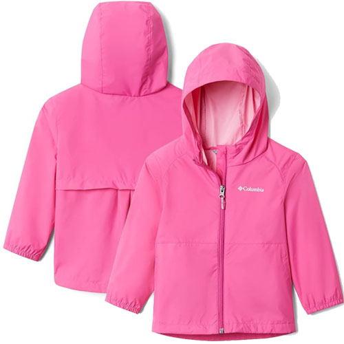 Columbia rain 2025 jacket pink