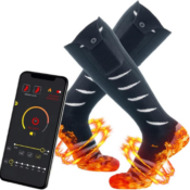 Electric Rechargeable Heated Socks $34.99 After Coupon (Reg. $69.99) +...
