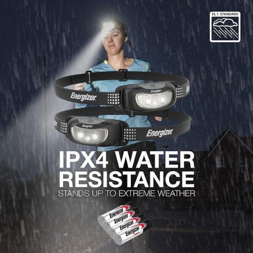 Prime Member Exclusive Energizer 2Pack Water Resistant LED Headlamp