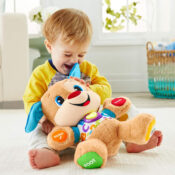 Fisher-Price Laugh & Learn Interactive Plush Dog with Music & Lights...