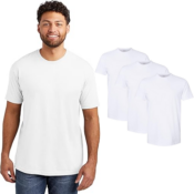 Gildan 3-Pack Men's Crew Neck Cotton Stretch T-Shirts as low as $9.44 Shipped...