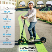 Hover-1 Alpha Electric Scooter $245.48 Shipped Free (Reg. $450) - LOWEST...