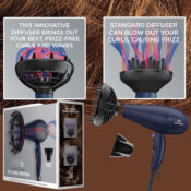 INFINITIPRO BY CONAIR Hair Dryer with Innovative Diffuser, 1875W $19.99...