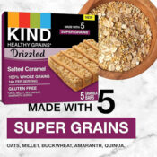 KIND Healthy Grains Salted Caramel Drizzled Bars, 40-Count $16.20 After...