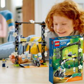 LEGO City Stuntz The Knockdown Stunt Challenge 117-Piece Building Playset...