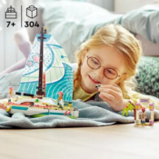 LEGO Friends 304-Piece Stephanie's Sailing Adventure Toy Boat Set $23.25...