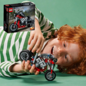 LEGO Technic 163-Piece 2-in-1 Motorcycle Model Building Kit $10.29 (Reg....