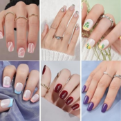 Indulge in the perfect nail makeover with these Press on Short Nails, 240-Piece...