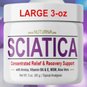 Sciatica Nerve Cream, 3 oz as low as $9.79 After Coupon (Reg. $28)
