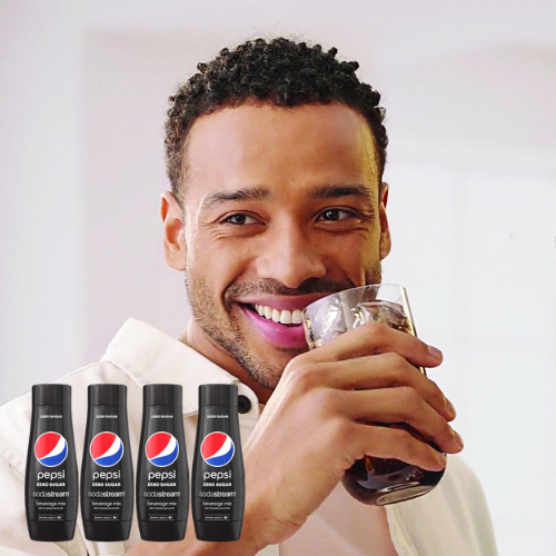 SodaStream Pepsi 4-Pack Zero Sugar Beverage Mix as low as $20.39 (Reg.  $47.60) + Free Shipping - $5.10/14.9 Oz Bottle - Fabulessly Frugal