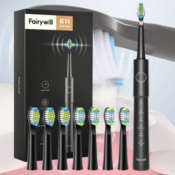 Sonic Electric Toothbrush with 8 Brush Heads $9.99 After Code (Reg. $40)...