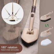 Tub and Tile Scrubber Brush $19 After Coupon (Reg. $26) - 2 in 1 Floor...