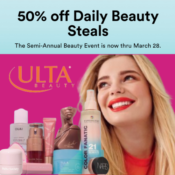 Ulta 21 Days of Beauty Event with 50% Off Beauty Steals, and More!