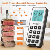 Wireless Digital Meat Thermometer $32.25 After Coupon + Code (Reg. $129)...