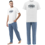 Wrangler 2-Piece Men's Pajama Set: Graphic Tee and Sleep Pants $14.70 (Reg....