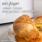 air fryer jimmy dean breakfast sandwich