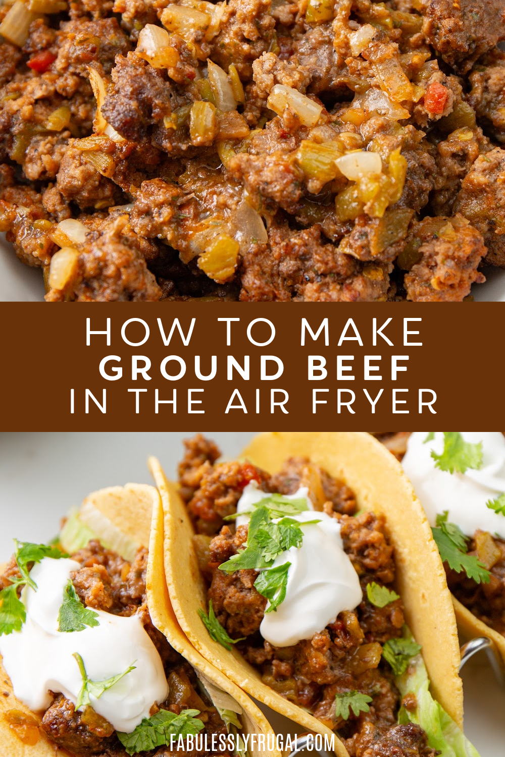 how to make ground beef in the air fryer