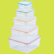 Lock N Lock Easy Essentials Food Storage Container 10-Piece Set $13.99...