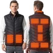 9-Zone Winter Electric Heating Vest $21.99 After Code (Reg. $40) + Free...