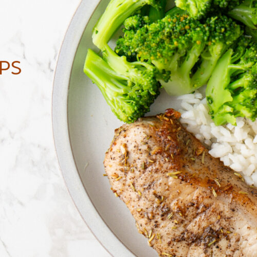 air fryer garlic pork chops