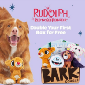 BarkBox: Get Double the Rudolph-themed toys and treats, FREE in your first...