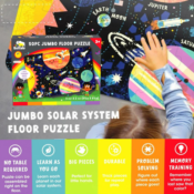 Walmart Black Friday! Buffalo Games 50-Piece Solar System Floor Puzzle...