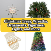 Amazon Black Friday! Christmas Trees, Wreaths, Ornaments, Figurines, Lights,...