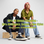 Converse Cyber Deal: Additional 50% Off Almost Everything + 30% Off Classics,...