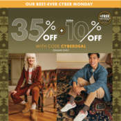 DSW Cyber Monday: 35% Off + 10% Off with code CYBERDEAL