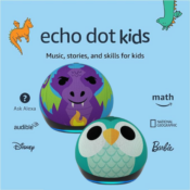 Amazon Black Friday! Kids Echo Dot 5 $27.99 (Reg. $60) - Dragon or Owl