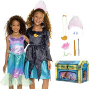 Disney The Little Mermaid, Ariel, and Ursula 10-Piece Dress Up Trunk $17.60...