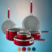Kohl's Cyber Monday! Food Network 10-Piece Nonstick Ceramic Cookware Set...